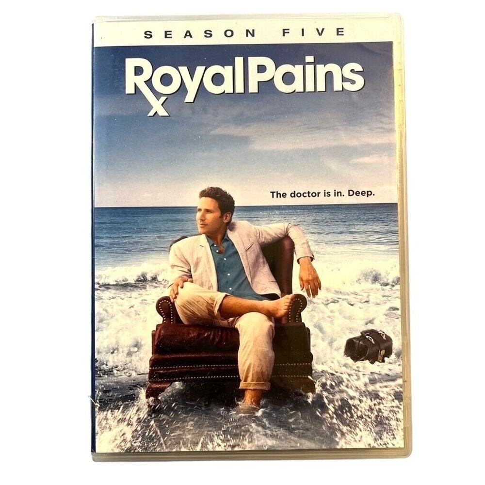 Royal Pains Season 5 DVD 3 Disc Set Mark Feuerstein TV Series 2013 Bonus Feature